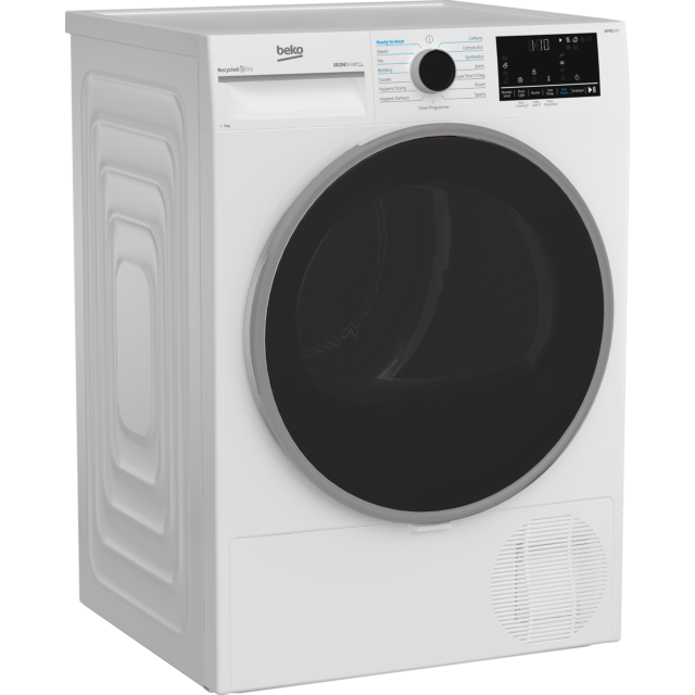 Beko B5T4923NIW 9kg Heat Pump Tumble Dryer - White 