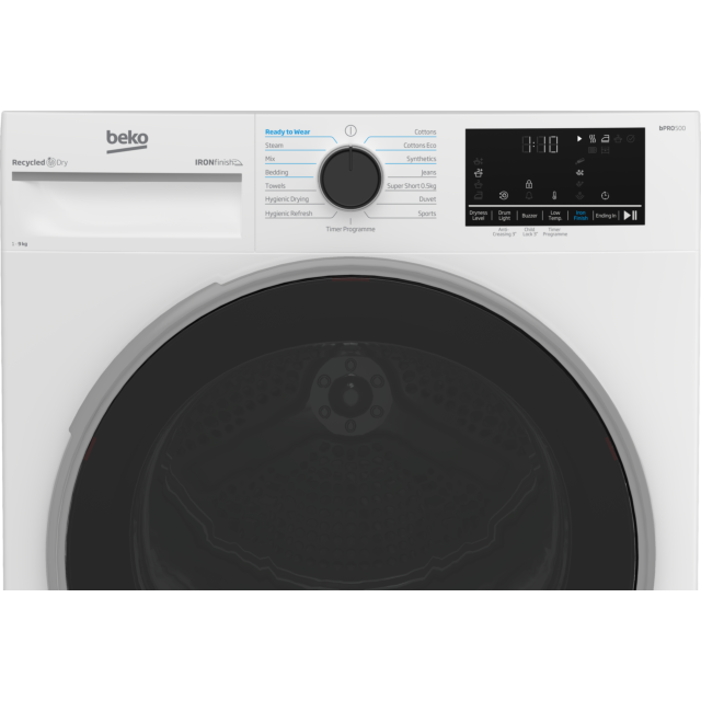 Beko B5T4923NIW 9kg Heat Pump Tumble Dryer - White 