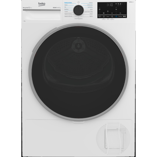 Beko B5T4923NIW 9kg Heat Pump Tumble Dryer - White 
