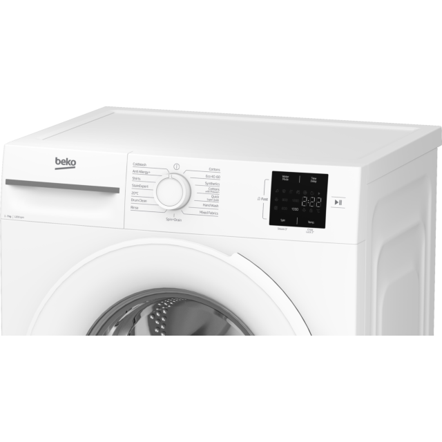 Beko BM1WU3721W 7Kg 1200 Spin Washing Machine White