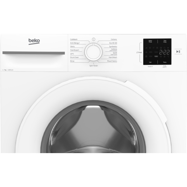 Beko BM1WU3721W 7Kg 1200 Spin Washing Machine White