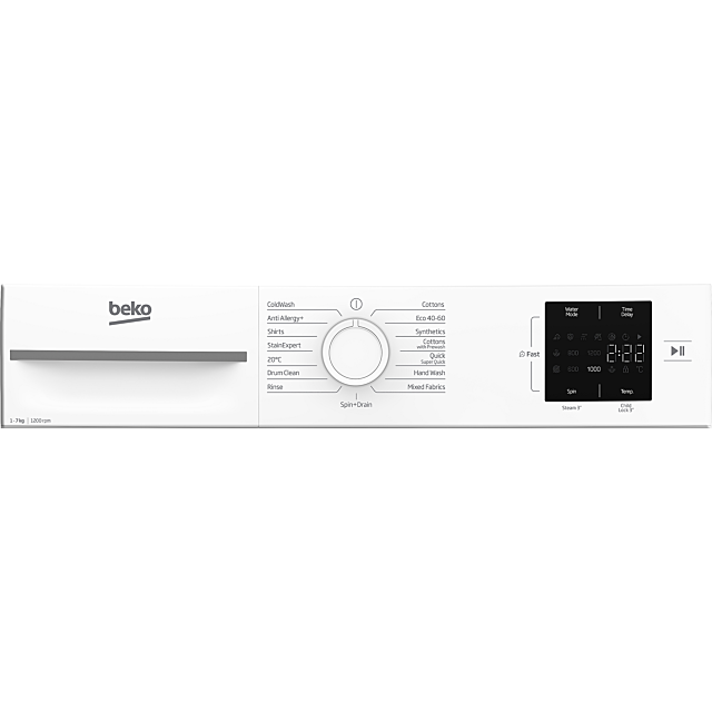 Beko BM1WU3721W 7Kg 1200 Spin Washing Machine White