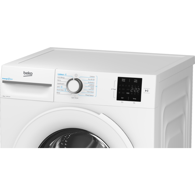 Beko BMN3WT3841W 8Kg 1400 Spin Washing Machine White