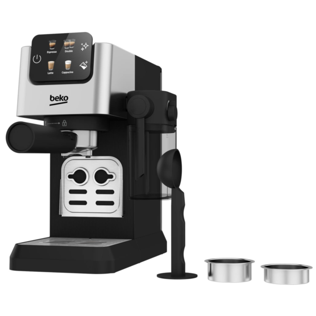 Beko CEP5304X Caffeexperto Manual Espresso With Steam Wand - Silver