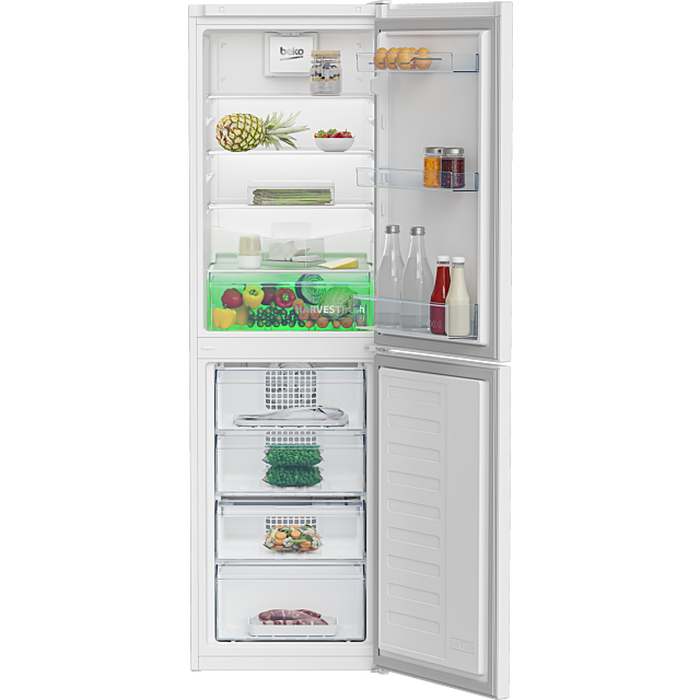 Beko CNG3582VW 54cm HarvestFresh Fridge Freezer - White - Frost Free