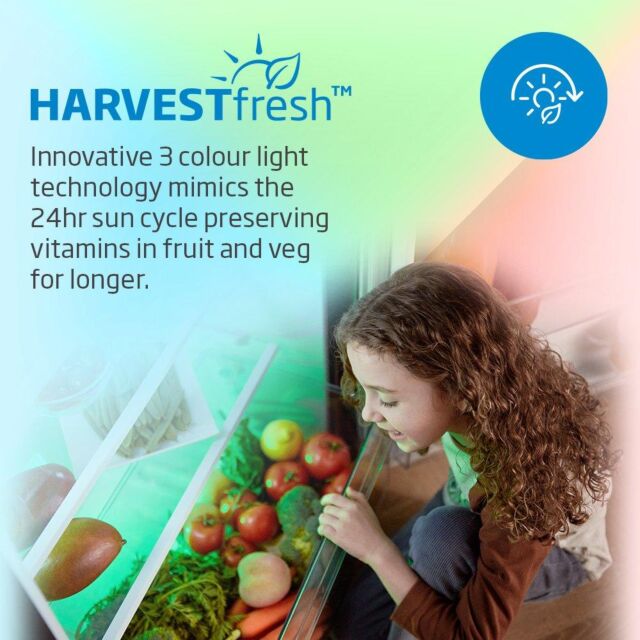 Beko CNG3582VW 54cm HarvestFresh Fridge Freezer - White - Frost Free