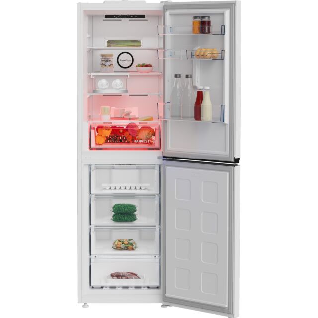 Beko CNG4692VW 59.7cm 50/50 Total No Frost Fridge Freezer - White White