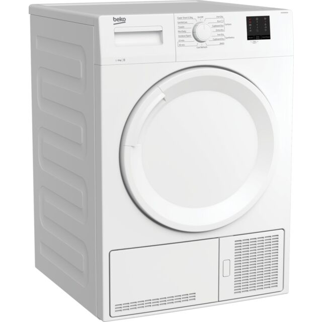 Beko DTKCE90021W 9Kg Condenser Tumble Dryer With Sensor Programmes - White White