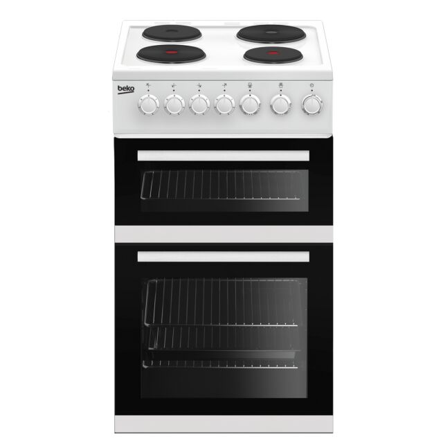 Beko EDP503W 50cm Electric Double Oven with grill Cooker