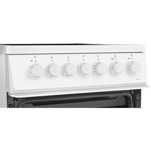 Beko EDVC503W 50Cm Double Oven Electric Cooker