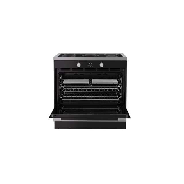 Belling 444412042 90cm single cavity electric induction range cooker, 133L total cooking capacity in