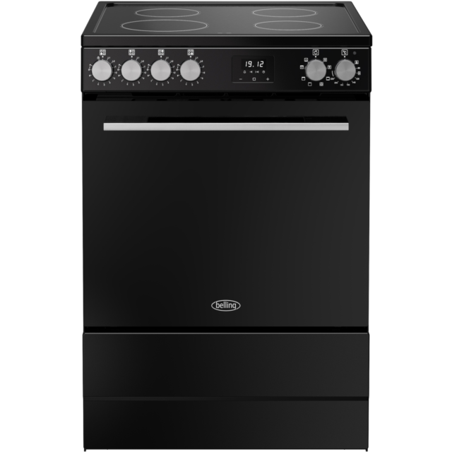 Belling 444412054 60cm electric induction single cavity cooker - 68L large multifunction oven with g