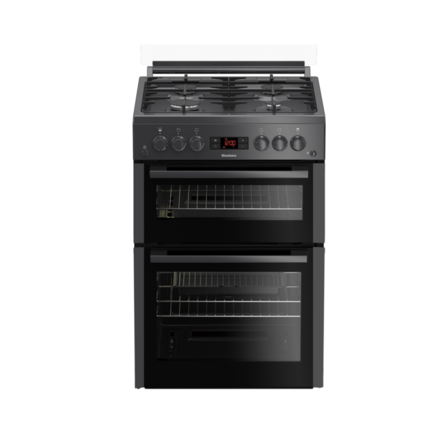 Blomberg GGN65N 60cm Double Oven Gas Cooker with Gas Hob - Anthracite