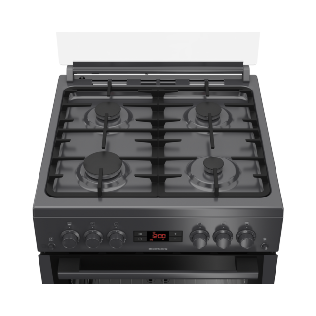 Blomberg GGN65N 60cm Double Oven Gas Cooker with Gas Hob - Anthracite