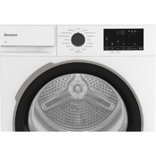 Blomberg LTA18321W 8kg Heat Pump Tumble Dryer - White 