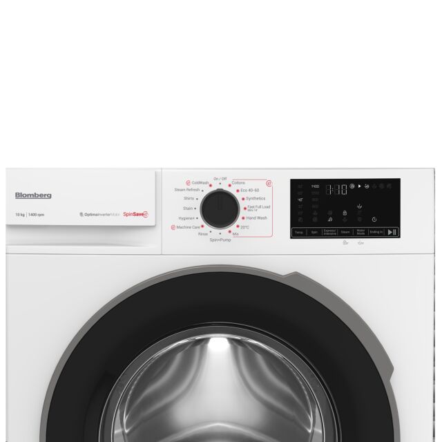 Blomberg LWA210461W 10Kg 1400 Spin Washing Machine - White
