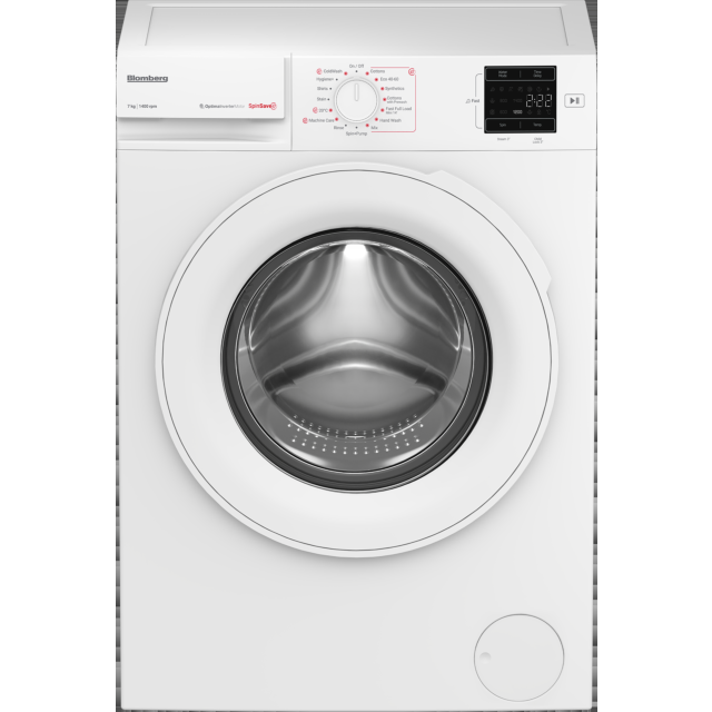 Blomberg LWA27461W 7Kg 1400 Spin Washing Machine White