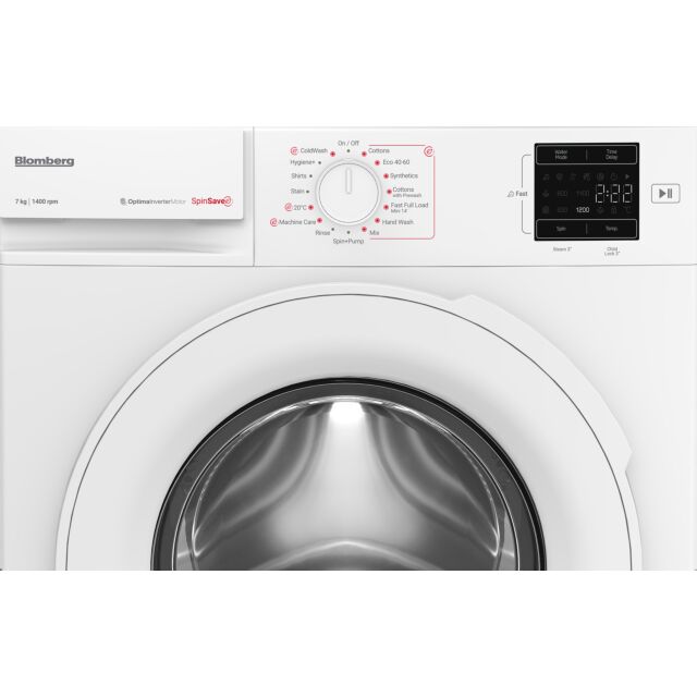 Blomberg LWA27461W 7Kg 1400 Spin Washing Machine White