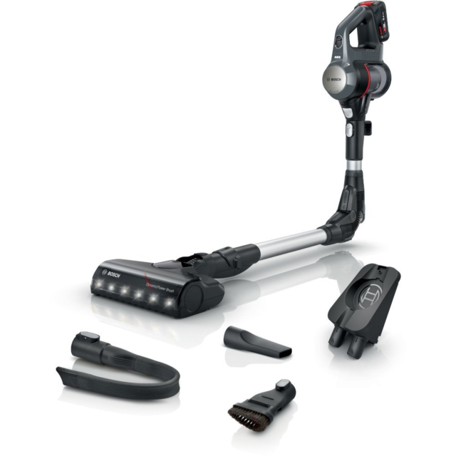 Bosch BCS71HYGGB Cordless Vacuum Cleaner 60 Minutes Run Time - White/Aqua White/Aqua