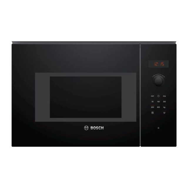 Bosch BFL523MB0B Built-In Serie 4 Microwave Black St/Steel