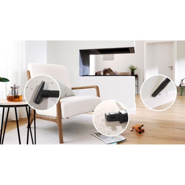 Bosch BGB41HYGGB ProHygienic Bagged Vacuum Cleaner - White