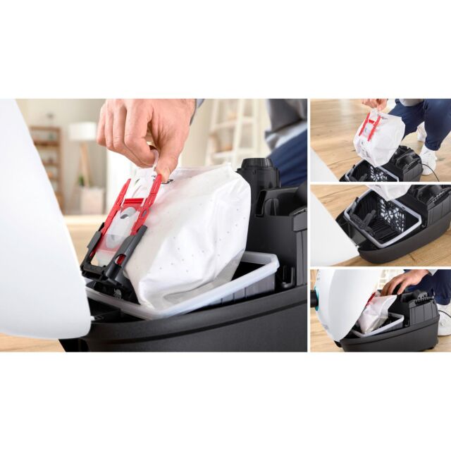 Bosch BGB41HYGGB ProHygienic Bagged Vacuum Cleaner - White