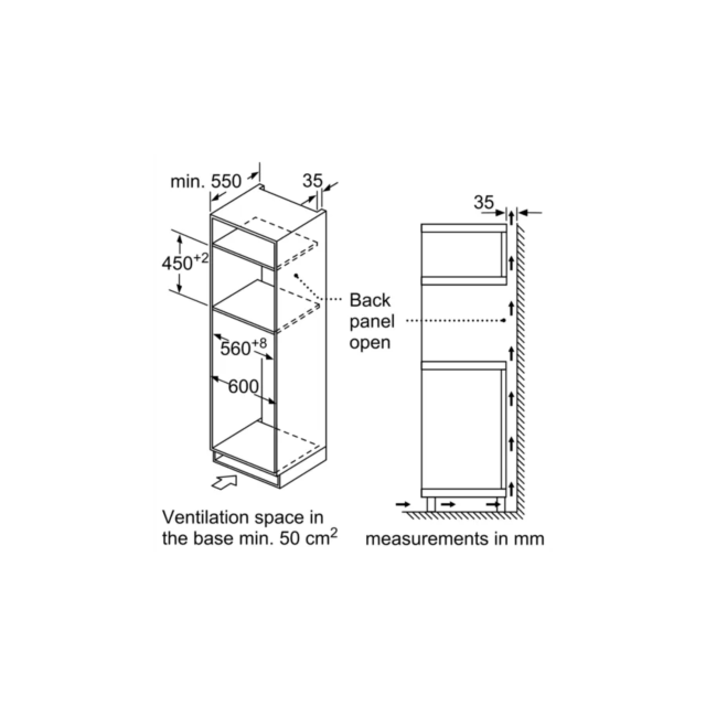 Bosch CMA583MS0B Serie | 4 Dials Combi Built In 