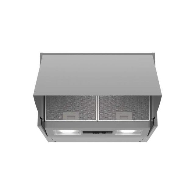 Bosch DEM63AC00B 60cm, 3 speeds, LED lights. Optional Standard Recirculation Filter: DWZ0IM0A0 Silve