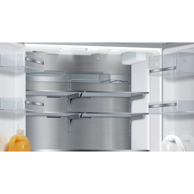 Bosch KFF96PIEP Serie | 8, French Door Bottom Freezer, Multidoor, 183 X 90.5 Cm, Easyclean Inox