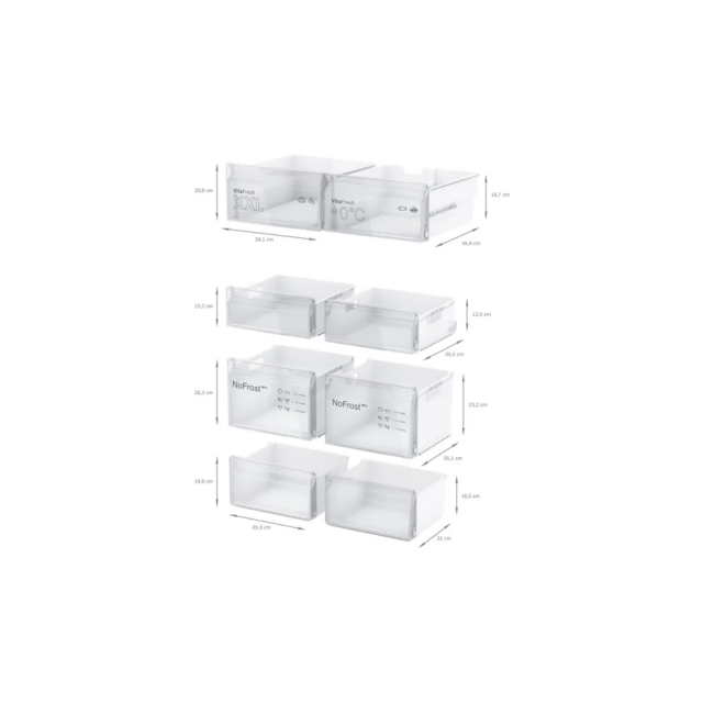 Bosch KFN96VPEAG French Door Fridge/Freezer S/S Stainless Steel