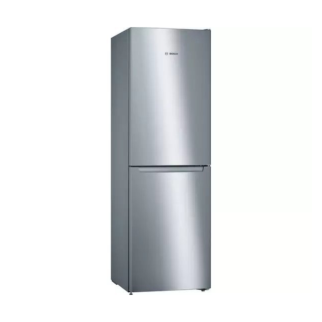 Bosch KGN34NLEAG 50/50 frost free fridge freezer with modern silver finish and efficient cooling technology.