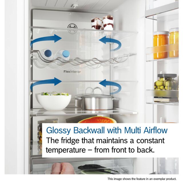 Bosch KGN392LAGG 60cm 60/40 Total No Frost Fridge Freezer - Stainless Steel Look 