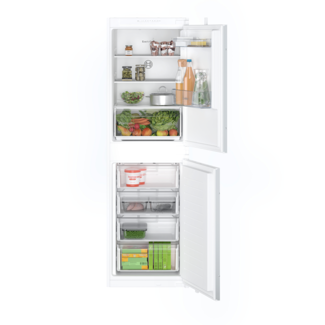 Bosch KIN85NSE0G 54.1Cm 50/50 Built-In Frost Free Fridge Freezer White