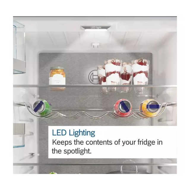 Bosch KIN86VSE0G 54.1cm 60/40 Integrated No Frost Fridge Freezer - Sliding Hinge