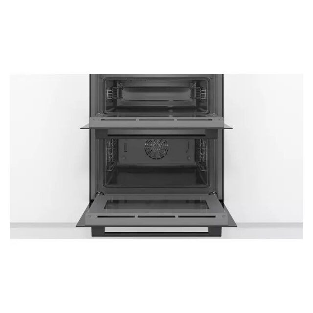 Bosch NBS533BB0B Double Built Under Double Oven - Black