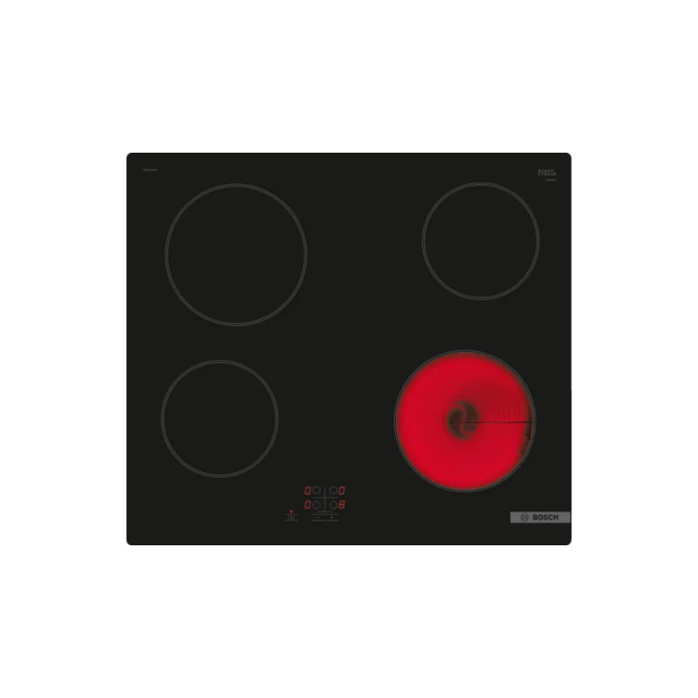 Bosch PKE61RAA8B 59.2cm Black Ceramic Hob