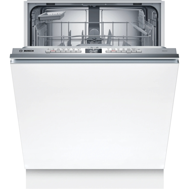 Bosch SMH4HTX11G 60Cm Fully Integrated Dishwasher – Series 4, 6 Programmes, Vario Baskets, Infolight