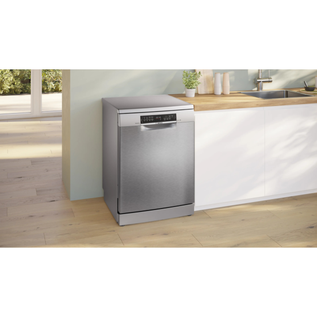 Bosch SMS6TCI02G WiFi Dishwasher Brushed Steel 14 Sets