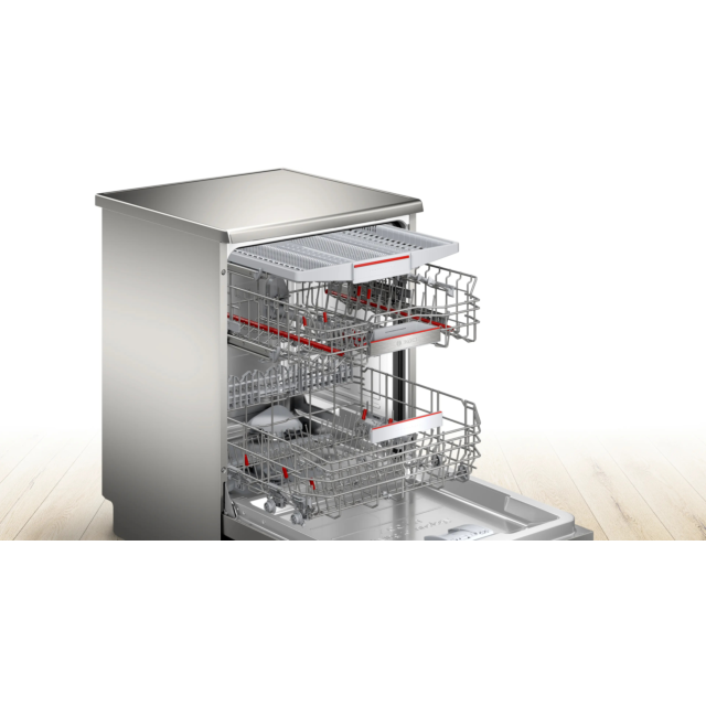 Bosch SMS6TCI02G WiFi Dishwasher Brushed Steel 14 Sets