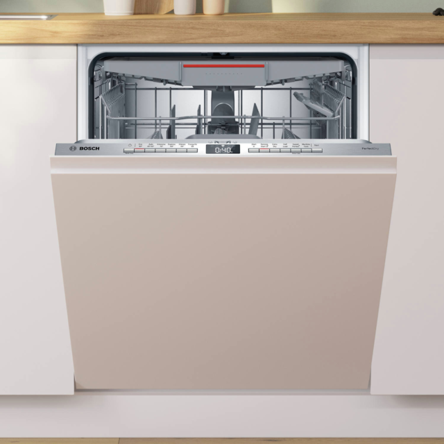 Bosch SMV6ZCX10G Built In Dishwasher 14 Place Settings Stainless Steel