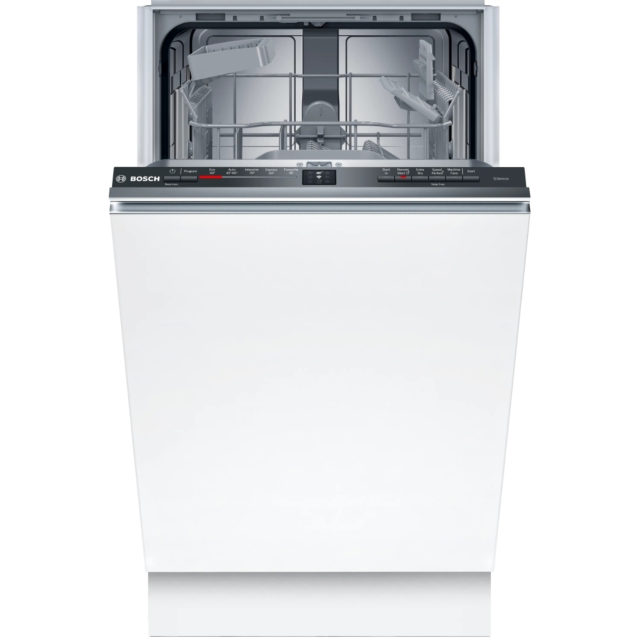 Bosch SPV2HKX02G 45Cm Fully Integrated Dishwasher – Series 2, Slimline, 5 Programmes, Vario Baskets,