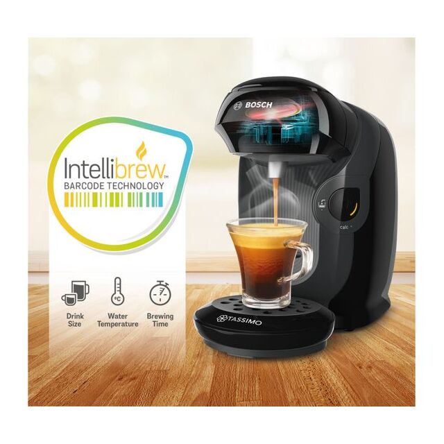  Bosch My Way 2 TAS6502GB Pod Coffee Machine - Black
