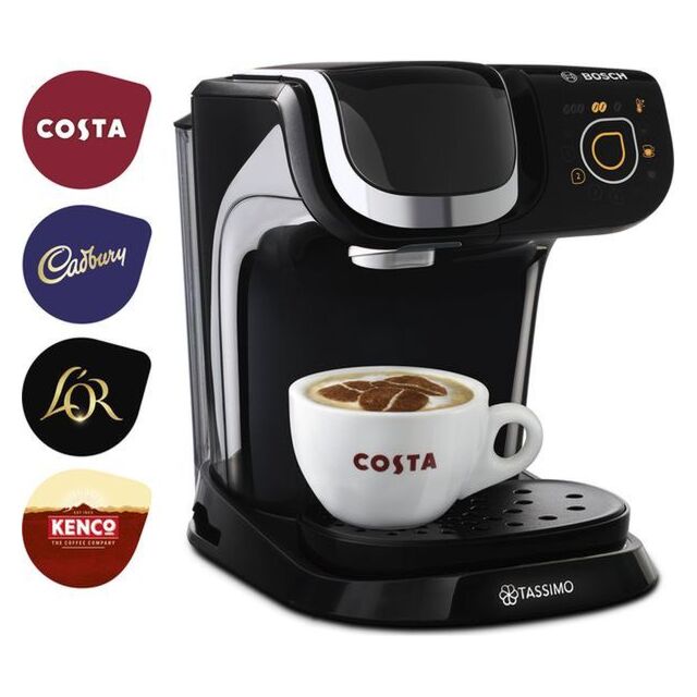  Bosch My Way 2 TAS6502GB Pod Coffee Machine - Black