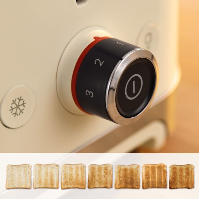 Bosch TAT4M247GB 4 Slice Toaster - Cream
