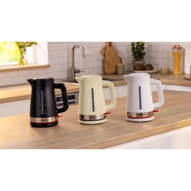 Bosch TWK4M227GB 1.7 Litres Kettle - Cream 