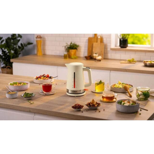 Bosch TWK4M227GB 1.7 Litres Kettle - Cream 