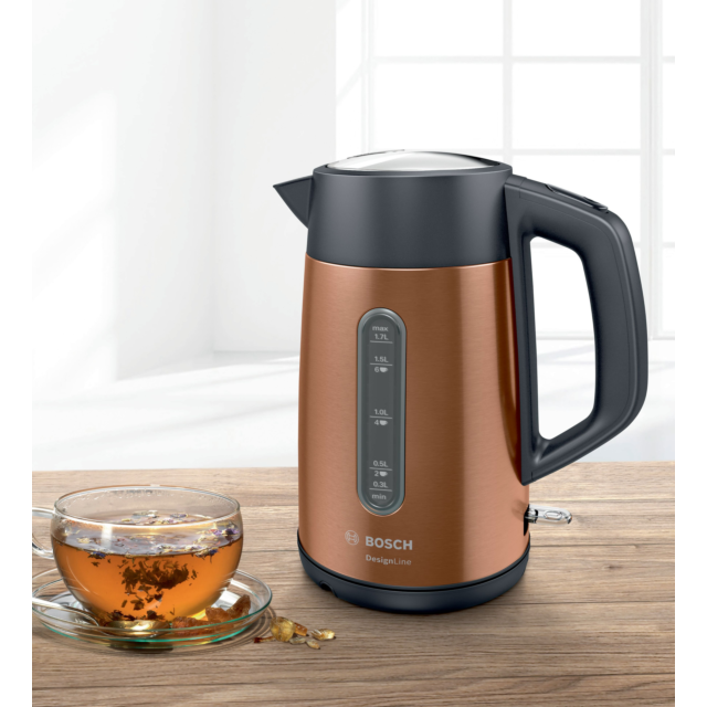 Bosch TWK4P439GB 1.7L Traditional Kettle - Copper