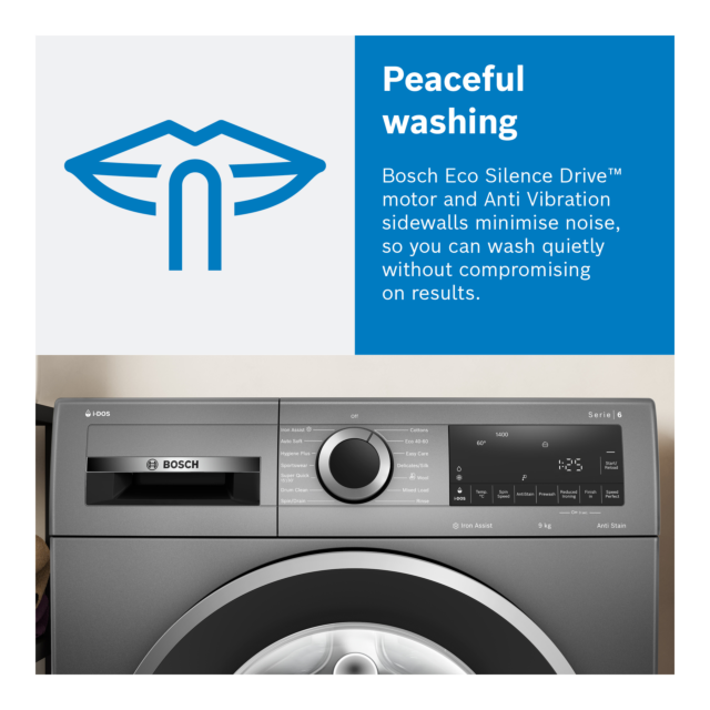 Bosch WGE03408GB Series 2 8Kg 1400 Spin Washing Machine - White