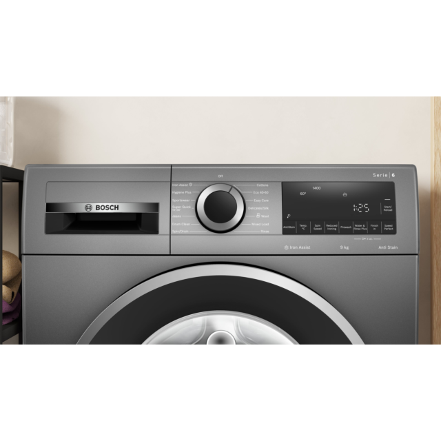 Bosch WGG244ZCGB 9Kg 1400 Spin Washing Machine Graphite