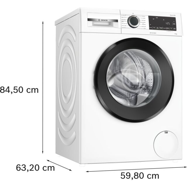 Bosch WGG254Z1GB 10Kg 1400 Spin Washing Machine - White